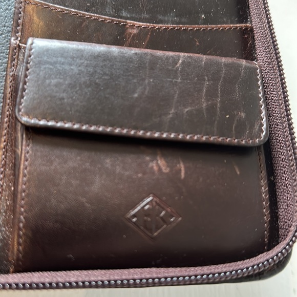 Eddie Bauer leather travel wallet Unisex - Picture 3 of 5